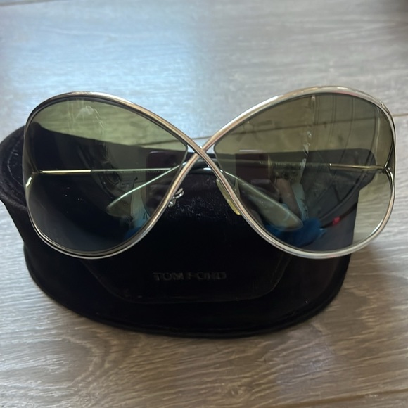 Tom Ford Silver Miranda Sunglasses - Picture 2 of 8